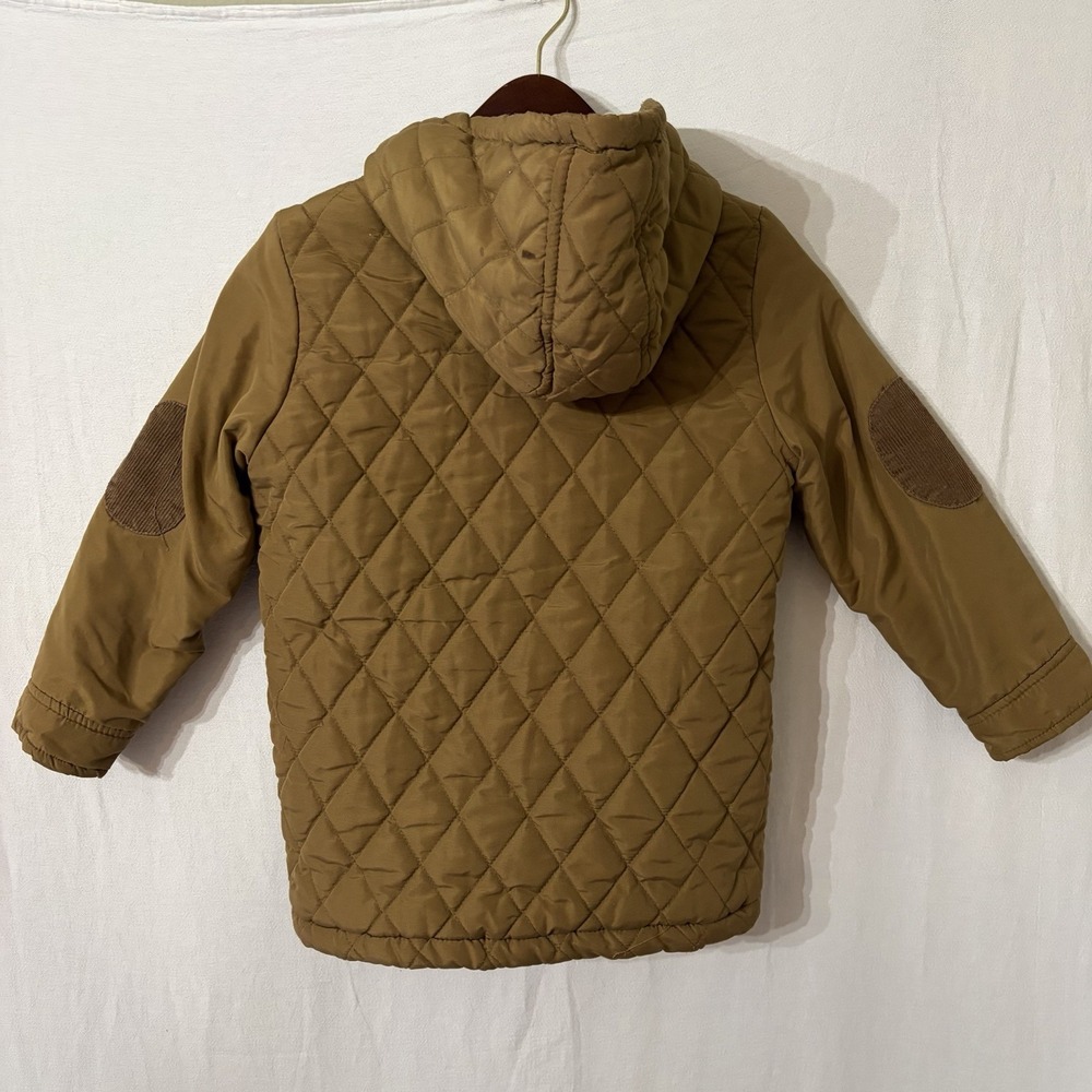 Perry Ellis Boy's‎ Quilted Jacket With Sherpa Lining size 8 Hooded Warm - Picture 8 of 10